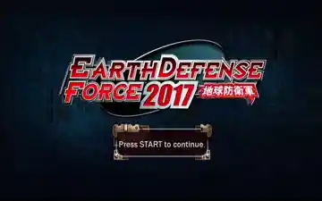 Earth Defense Force 2017 (USA) screen shot title